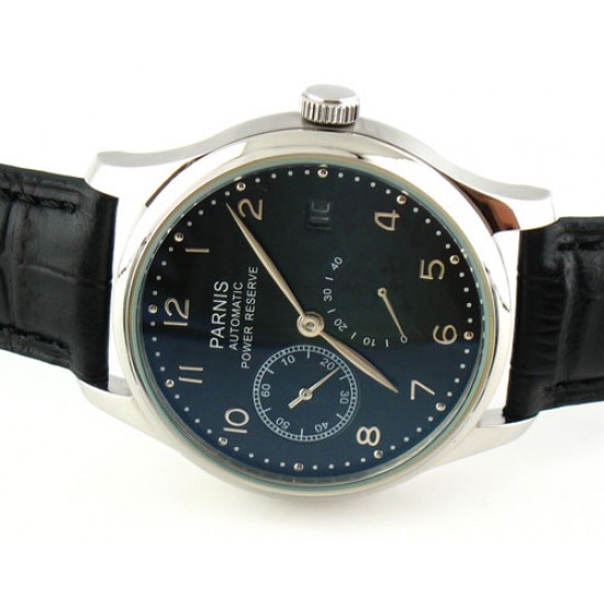 Parnis Luxury Power Reserve Men 43mm Automatic Watch