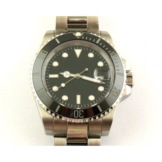 PARNIS 40MM sapphire glass Ceramic Bezel Men Submariner Automatic Watch