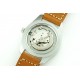 Parnis 44mm Polished Stainless Steel Case White Dial Miyota 821A Movement Automatic Watch