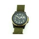 Parnis 40mm Black Dial Yellow GMT Hand Yellow Markers Automatic Watch