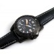 Parnis PVD case YACHT MASTER STYLE black dial Auto Sea gull 2100 Watch WATER RESISTANT 20ATM sapphire glass FOR MAN