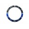 BLACK & BLUE WITH WHITE NUMBERS BEZEL BEZEL FOR GMT II MASTER WATCH