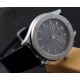 Parnis 44mm gray dial automatic gray sandblast case gents watch display back