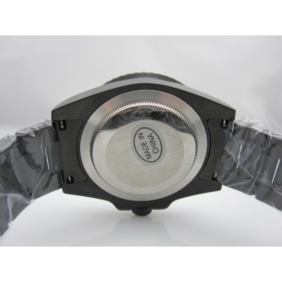 PARNIS 40mm Black ceramic bezel sterile dial PVD submariner Style Men Watch