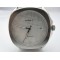 Parnis 40mm White dial automatic date square case mens watch Rubber strap