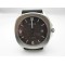 Parnis 40mm coffee dial automatic date square case mens watch Leather strap