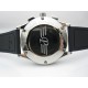 PARNIS 44mm black dial chronograph quartz blue markers date gents watch