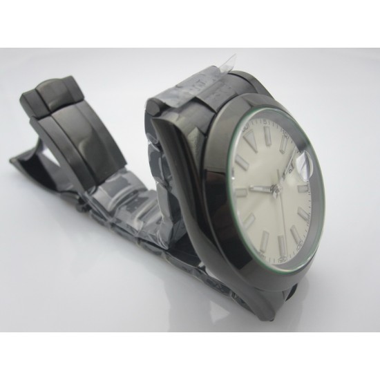 Parnis 40mm Black Sterile Homepage PVD Automatic Movement Sapphire Crystal Watch