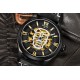 Parnis Sapphire 43mm PVD Case Yellow Numbers Automatic Movement Men's Watch