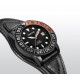 Parnis 42mm Black Dial Black Strap Luminous Sapphire Glass Automatic Mens Watch