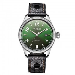 Parnis 42mm Sapphire Green Dial Japan Automatic Movement Wrist Watch