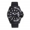 Parnis 40mm Black Dial 21 Jewels Miyota Automatic Men Watch Rotating Bezel Date Sapphire Crystal PVD Case Rubber Strap