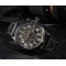 Parnis 43mm Sapphrie Miyota Quartz Movement Men Chronograph Watch Date Day Show PVD Case