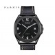 Parnis 39mm Black Dial Miyota Automatic Men's Casual Watch Sapphire Crystal Luminous Marker PVD Case