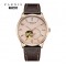 Parnis 41.5mm Rose Gold Dial Sapphire Glass Miyota Automatic Movement Men's Casual Watch 10ATM Waterproof Rose Gold Case