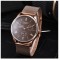 Parnis 41.5mm Coffee Dial Power Reverse Automatic Men's Boy Wristwatch Date Indicator Small Second Stainless Steel Strap