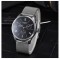 Parnis 41.5mm Black Dial Power Reverse Automatic Men's Boy Wristwatch Date Indicator Small Second Stainless Steel Strap