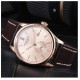 Parnis 41.5mm Rose Gold Dial Automatic Movement Men's Casual Mechanical Watch Small Second  Rose Gold Case