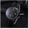 Parnis 41.5mm Black Dial Automatic Movement Men's Casual Mechanical Watch Small Second  PVD Case