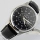 Parnis 44mm Black Dial White Numbers Miyota Automatic Sapphire Mens Stainless steel Watch