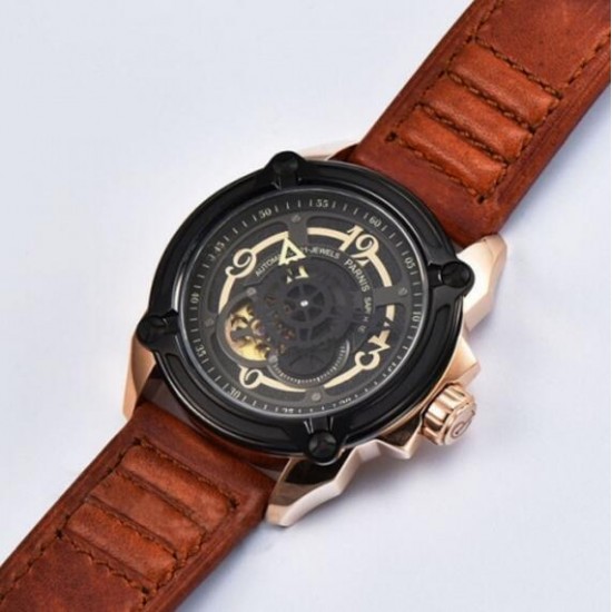 Parnis 47mm Sapphire Glass Miyota Automatic Men's Military Watch Luminous Marker