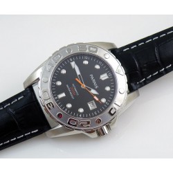 Parnis 43mm Yacht Master Style Auto Sea gull 2100 Watch WATER RESISTANT 20ATM sapphire glass for Man