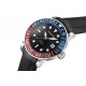 Parnis 42mm Sapphire Red Blue Rotating Bezel Automatic Watch Luminous Number