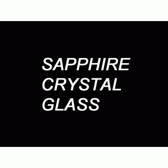 SAPPHIRE CRYSTAL GLASS